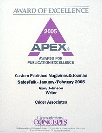 Apex Award of Excellence 2005